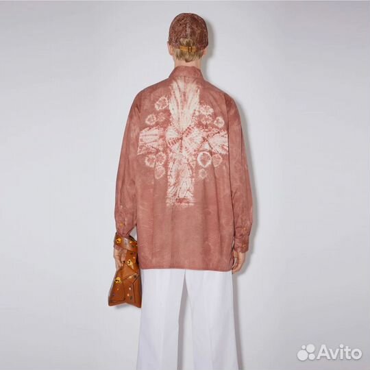 Рубашка Acne Studios Old Pink TIE-DYE