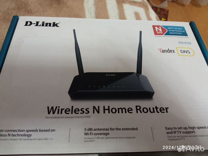 Wifi роутер d- link dir 615S