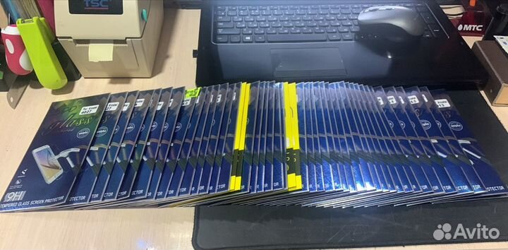 Защитное стекло прозрачное для Alcatel