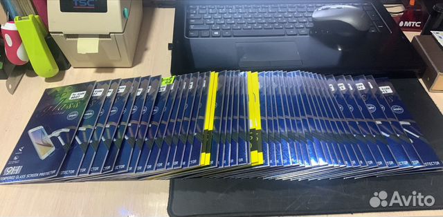 Защитное стекло прозрачное для Alcatel