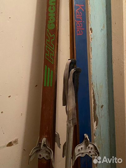 Лыжи СССР с палками