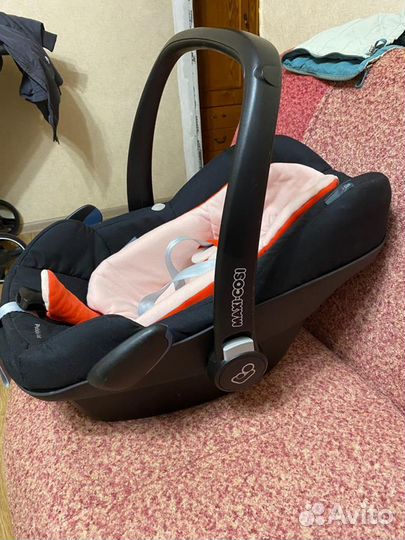 Автолюлька maxi cosi pebble plus с базой изофикс