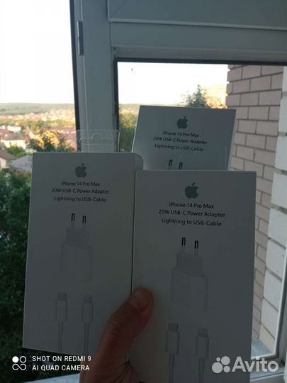 Зарядка с кабелем на iPhone 20w новые