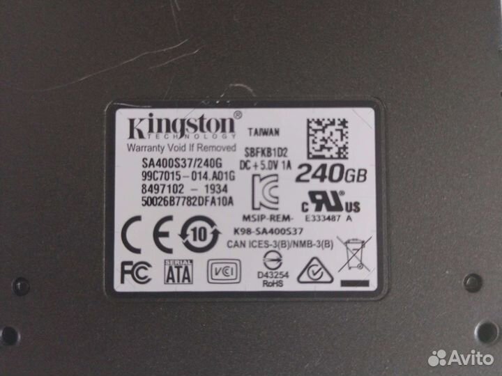 Ssd Kingston 240gb