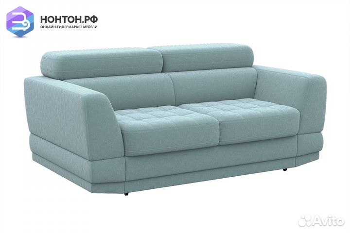 Диван дельфин Глория-27 светло-бирюзовый