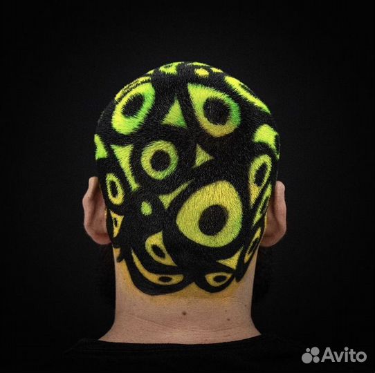 Яркое окрашивание волос