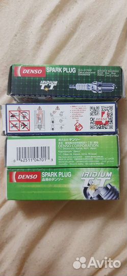 Свечи зажигания иридиевые denso 4шт