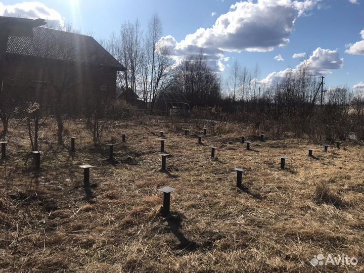 Сваи винтовые для бани