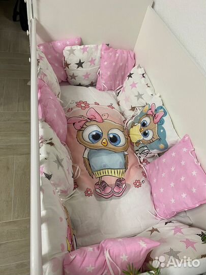 Бортики в детскую кроватку