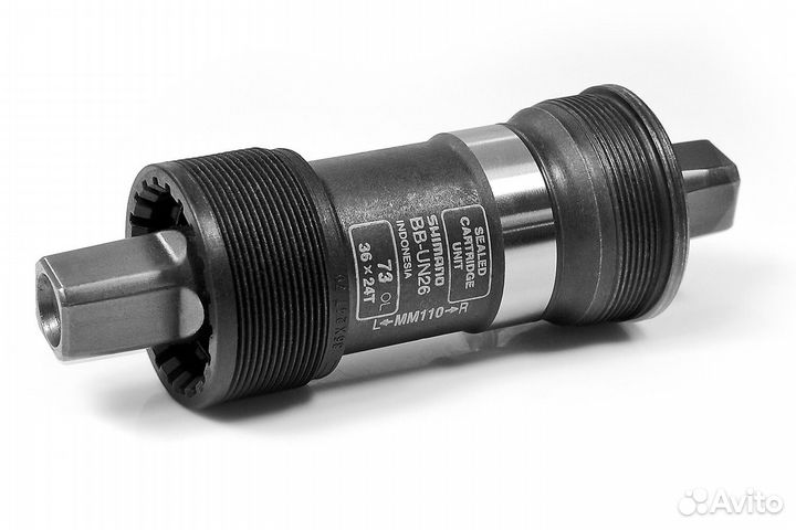 Каретки shimano, Кв.вал, 73/ 110-113-118-122,5 мм