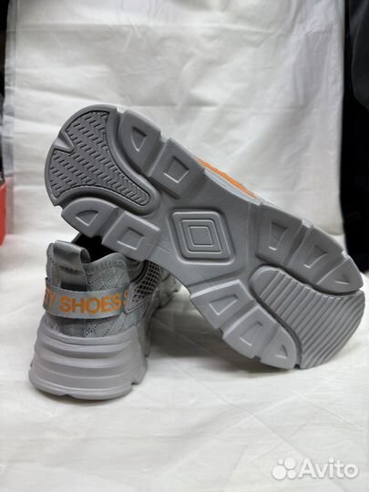 Новые мужские кроссовки со стальным носком, р. 39