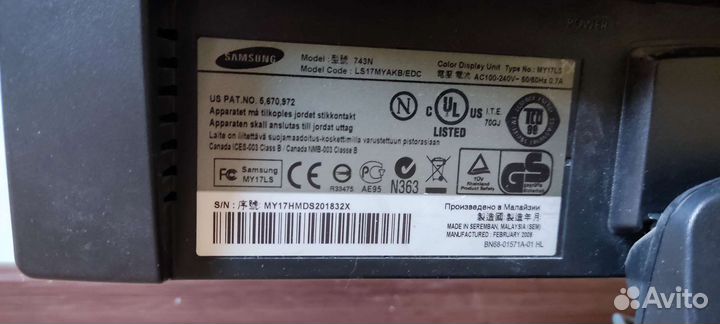 Монитор samsung