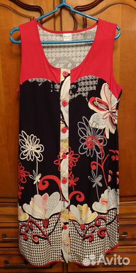 Платье халат 48