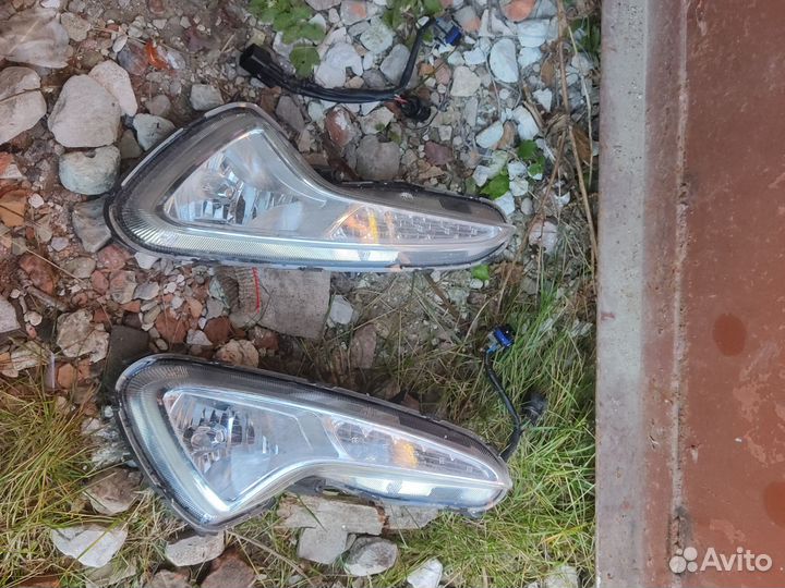 Противотуманные фары с дхо на солярис