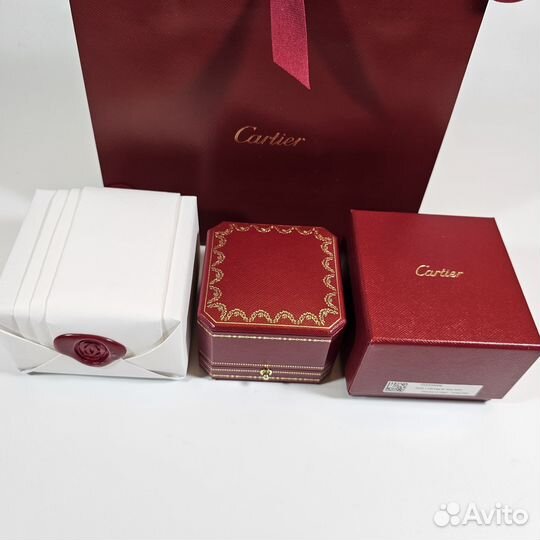 Коробка Cartier для кольца с язычком