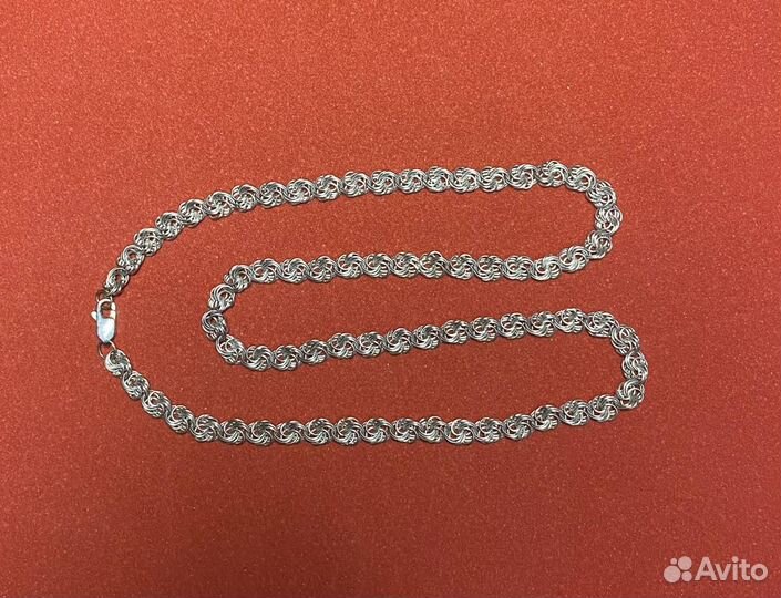 Цепочка серебряная с браслетом