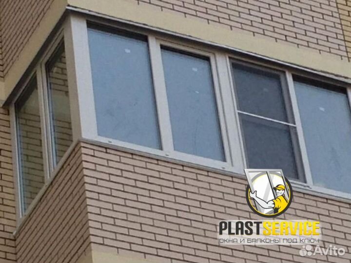 Остекление балконов с завода