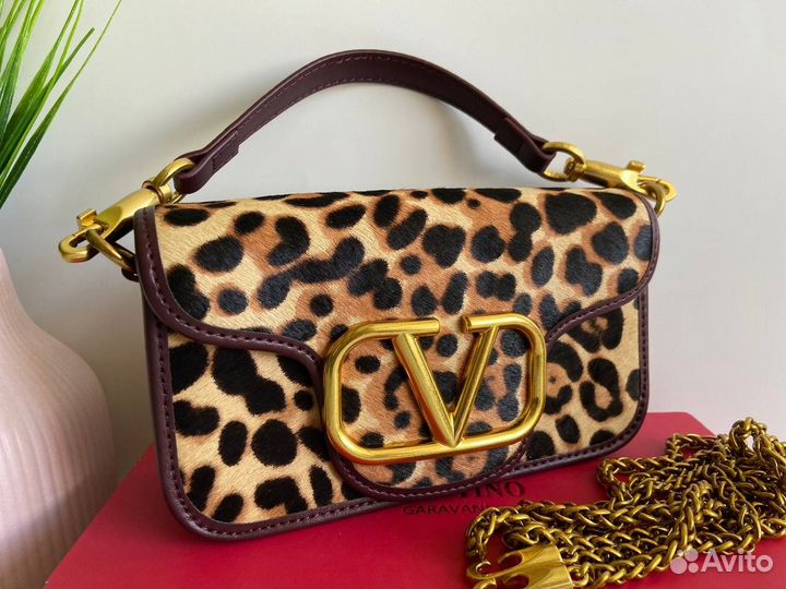 Сумка женская новая valentino леопардовая