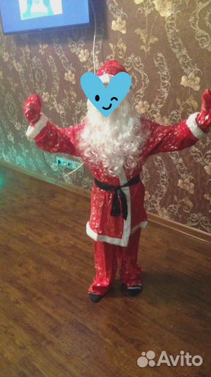 Костюм деда мороза детский