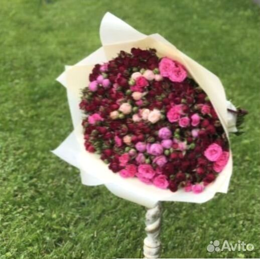 Цветы кустовые розы