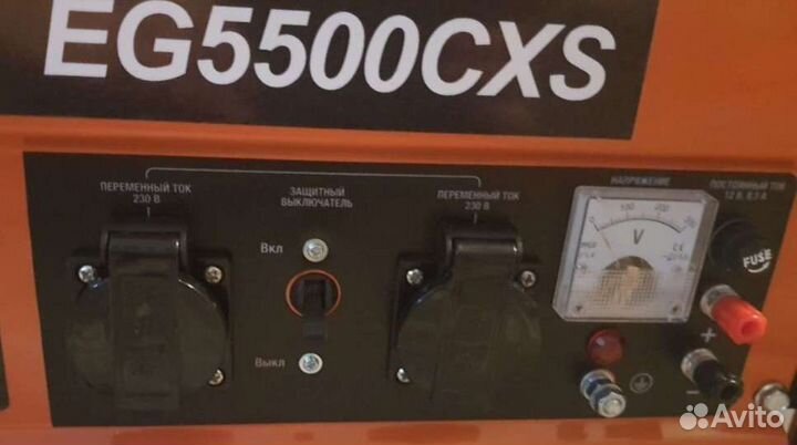 Генератор бензиновый honda eg 5500cxs