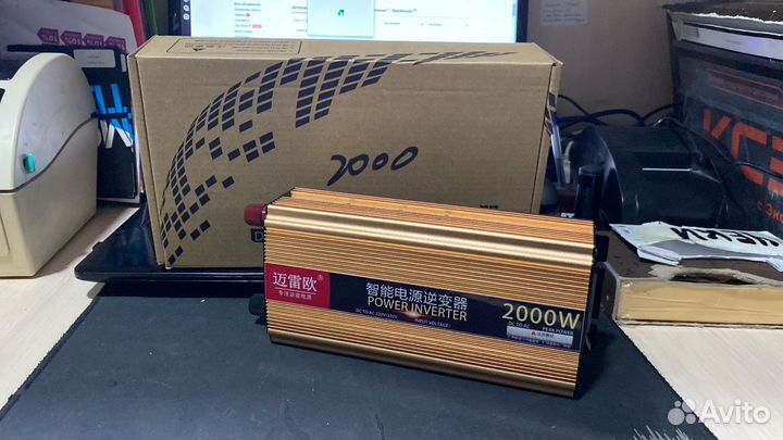 Автоинвертор Power Inverter Gold 2000w