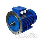Электродвигатель общепромышленный Элмаш аис 80В 6 полюсов, мощность 0.55 кВт, частота вращения 1000