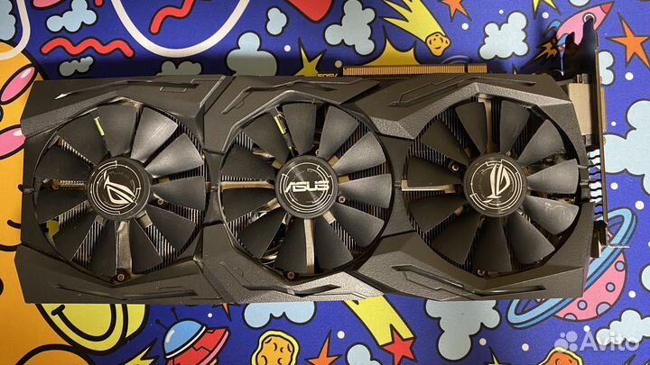 Видеокарта gtx 1060 6gb asus strix