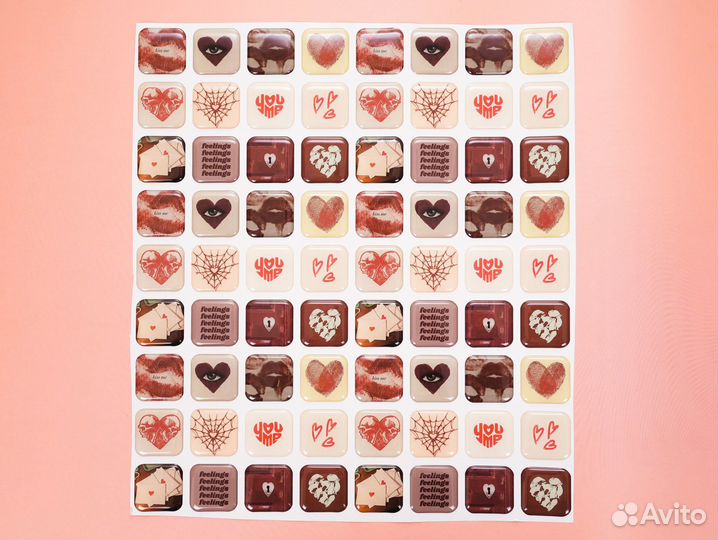 3d стикеры для телефона - опт от 50 штук