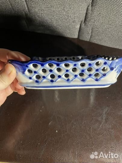 Корзина для хлеба гжель авторская