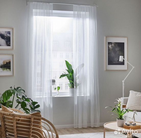 Гардина новая икеа IKEA 1 шт