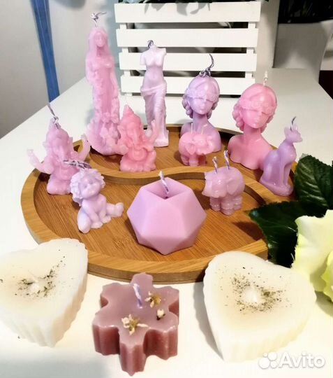 Свечи из воска фигурные