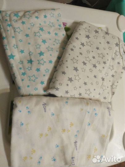 Простынь на резинке 120 60