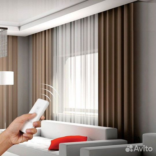 Карниз с электроприводом