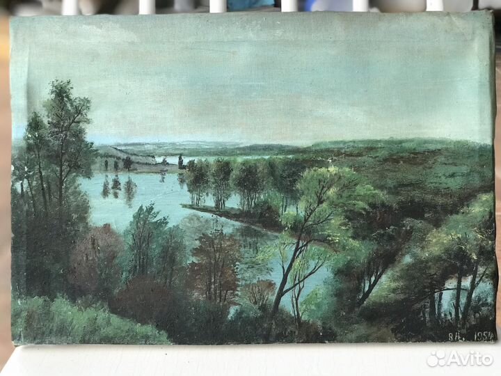 Картина масло, холст, 50-гг. Размер 37х25,5см