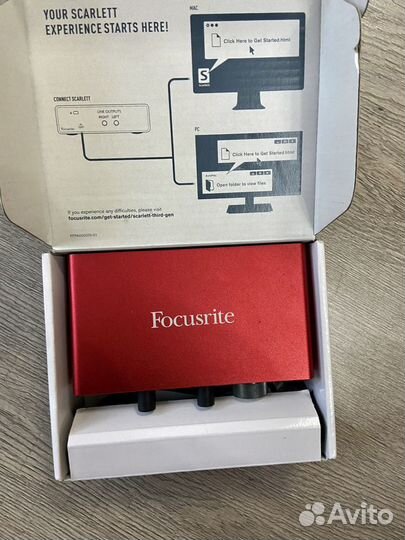 Звуковая карта focusrite Scarlett Solo 3rd Gen