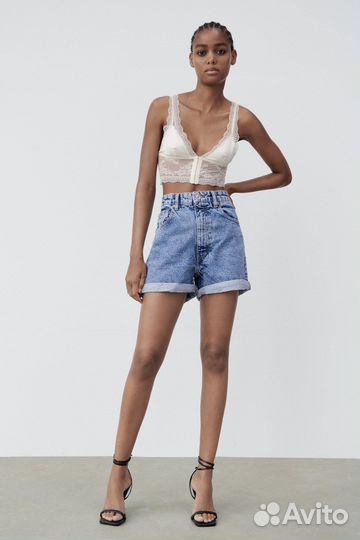 Шорты Zara mom 34
