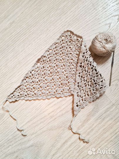 Вязаная косынка