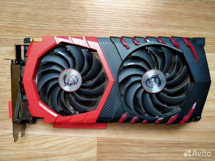 Видеокарта GTX 1080 MSI gaming X 8GB