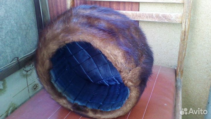 Шапка норковая женская