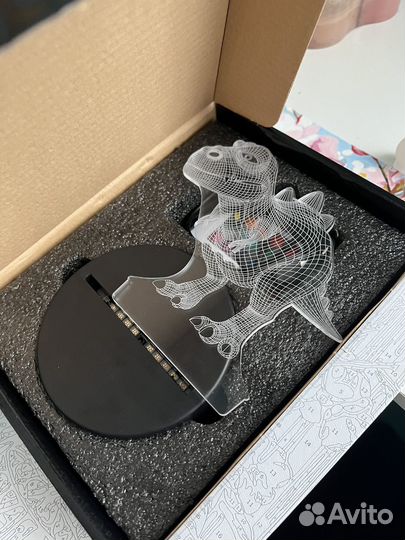 Ночник 3D динозавр