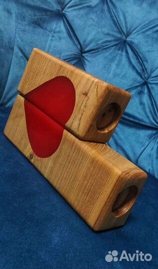 Подсвечник из твердых пород дерева