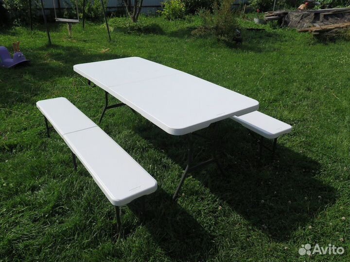 Стол скамья стул складной туристический