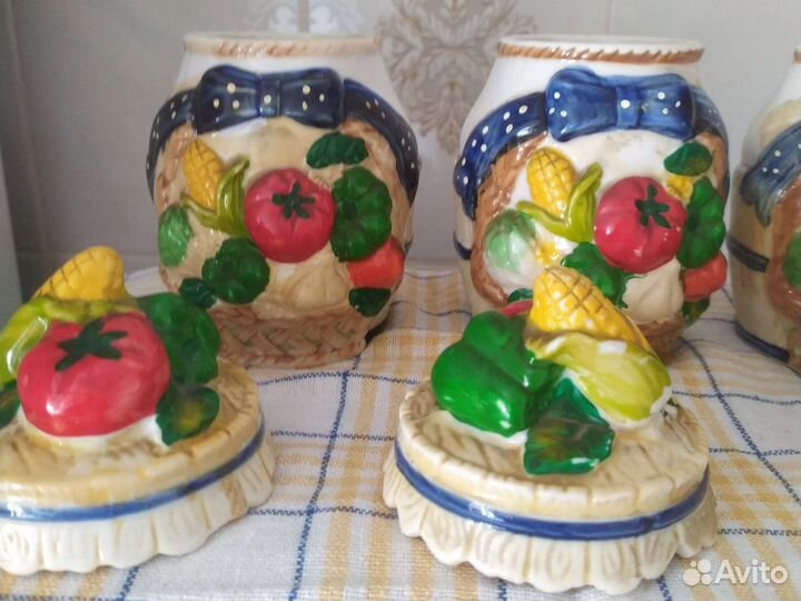 Баночки керамические для кухни