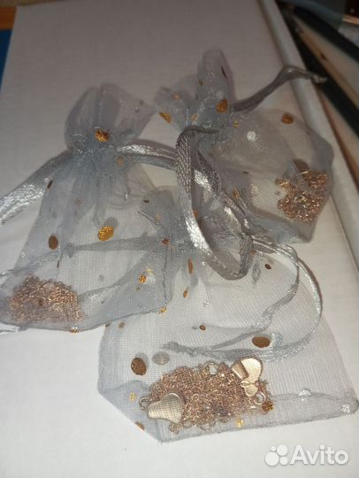 Парные четверные кулоны/цепочки