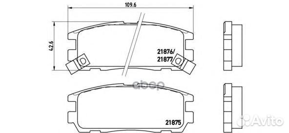 Колодки тормозные great wall hover/isuzu troope