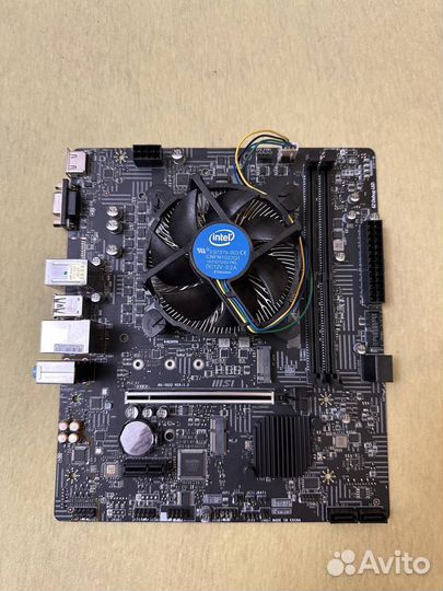 Материнская плата с процессором i3 10100f