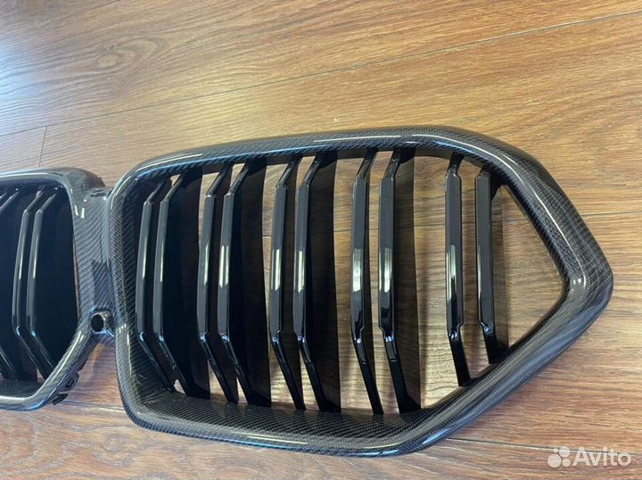 Решетки радиатора Карбон M Look BMW X6 G06 X6M F96