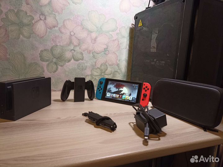 Nintendo switch прошитая + игры
