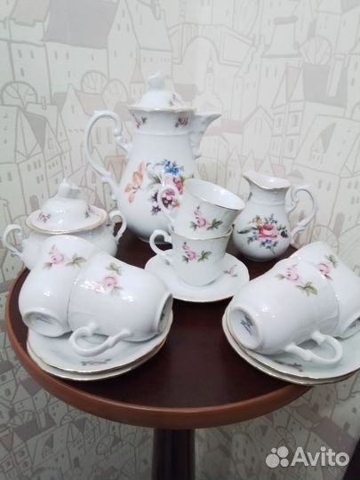 Сервиз кофейный Thun Чехословакия